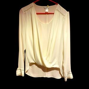 Cache blouse vintage 90s elegance